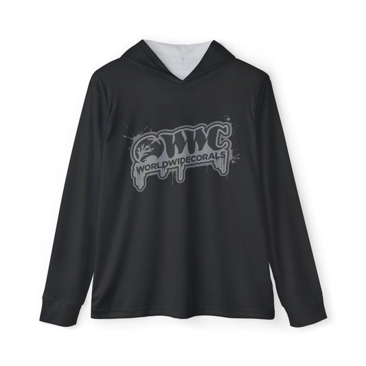 WWC Paint Drip Grey Hooded Sport Top