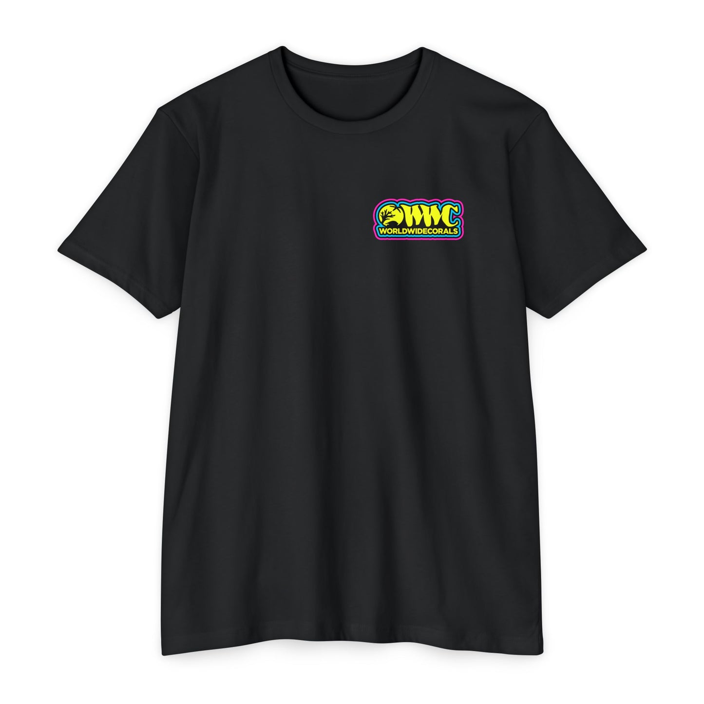 WWC Neon Triple Patch T-Shirt - Black