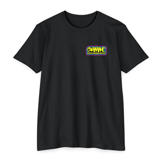 WWC Neon Triple Patch T-Shirt - Black