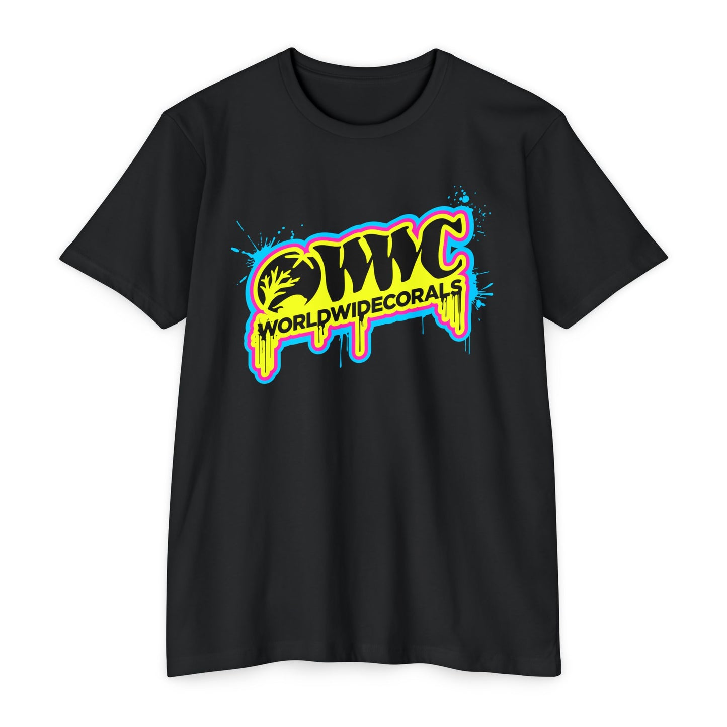 WWC Paint Drip Yellow T-Shirt