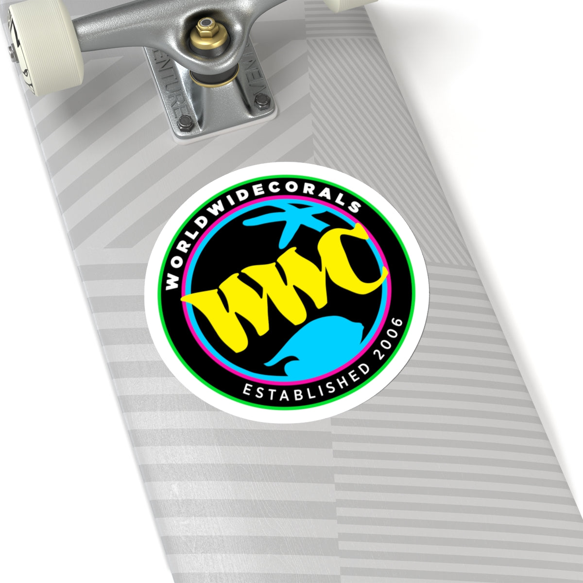 WWC Neon Logo Sticker