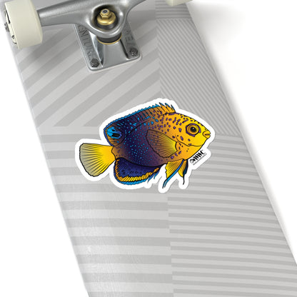 Interruptus Angelfish Sticker