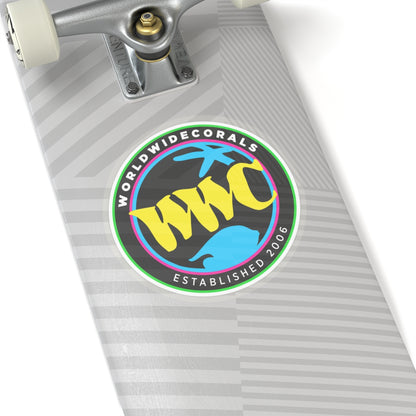 WWC Neon Logo Sticker