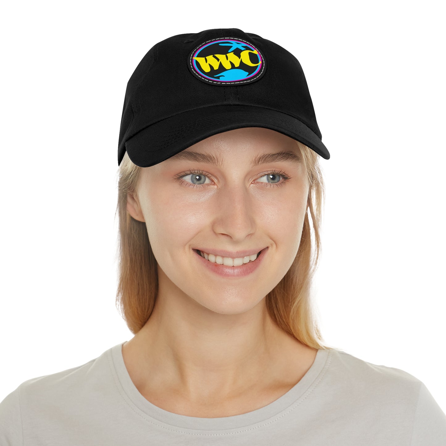 Black and Black WWC Neon Patch Hat