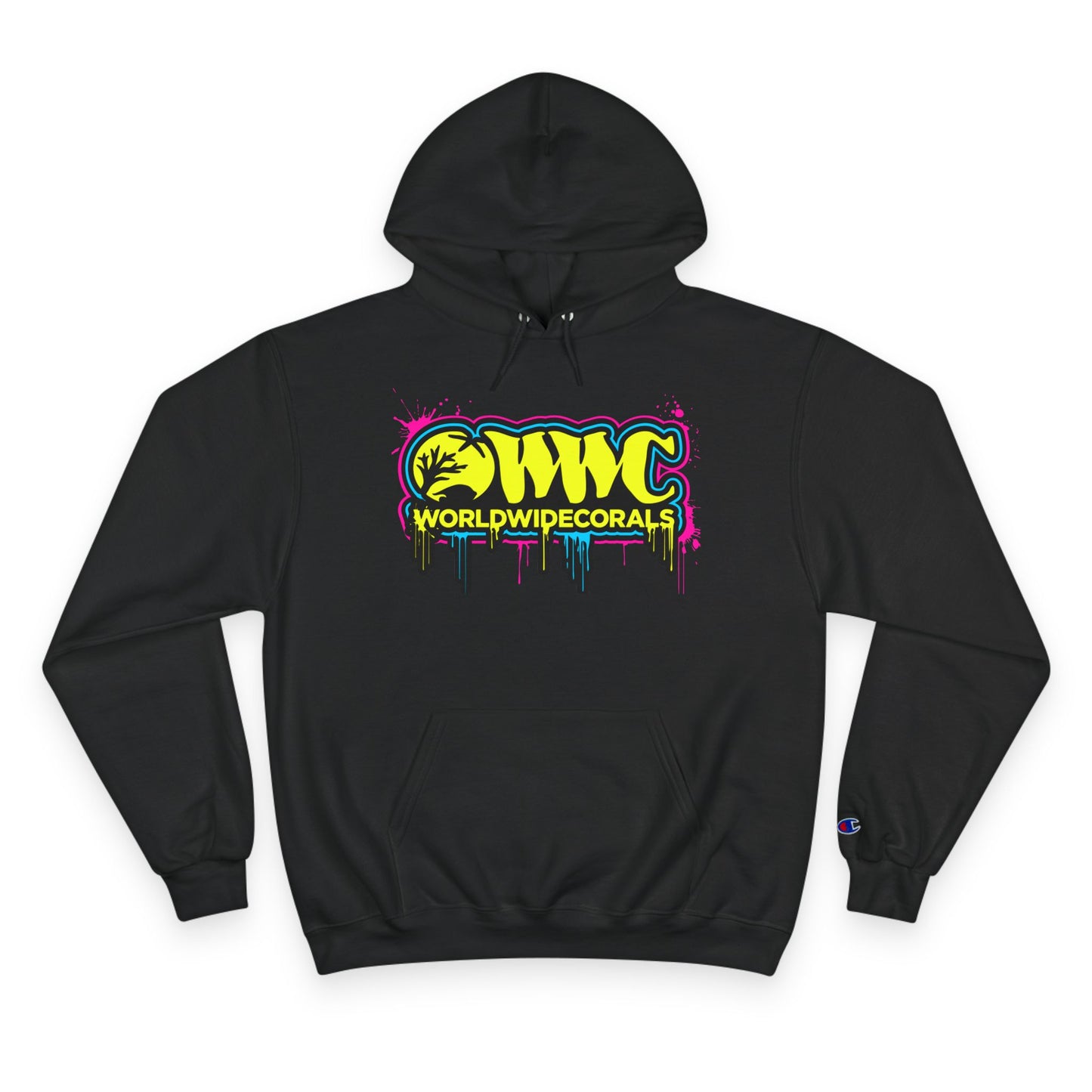 WWC Paint Drip Champion Hoodie