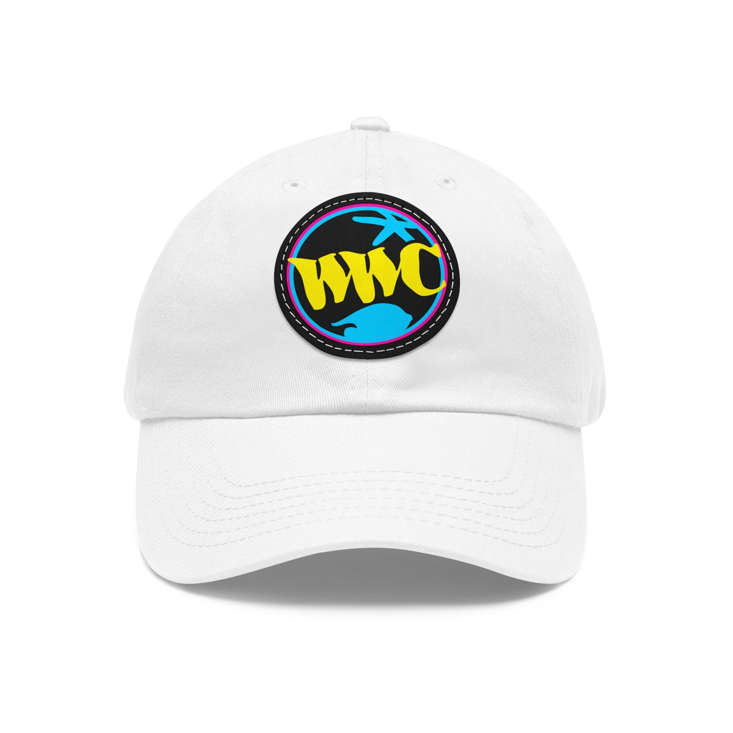 White and Black WWC Neon Patch Hat