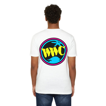 WWC Neon Triple Patch T-Shirt - White