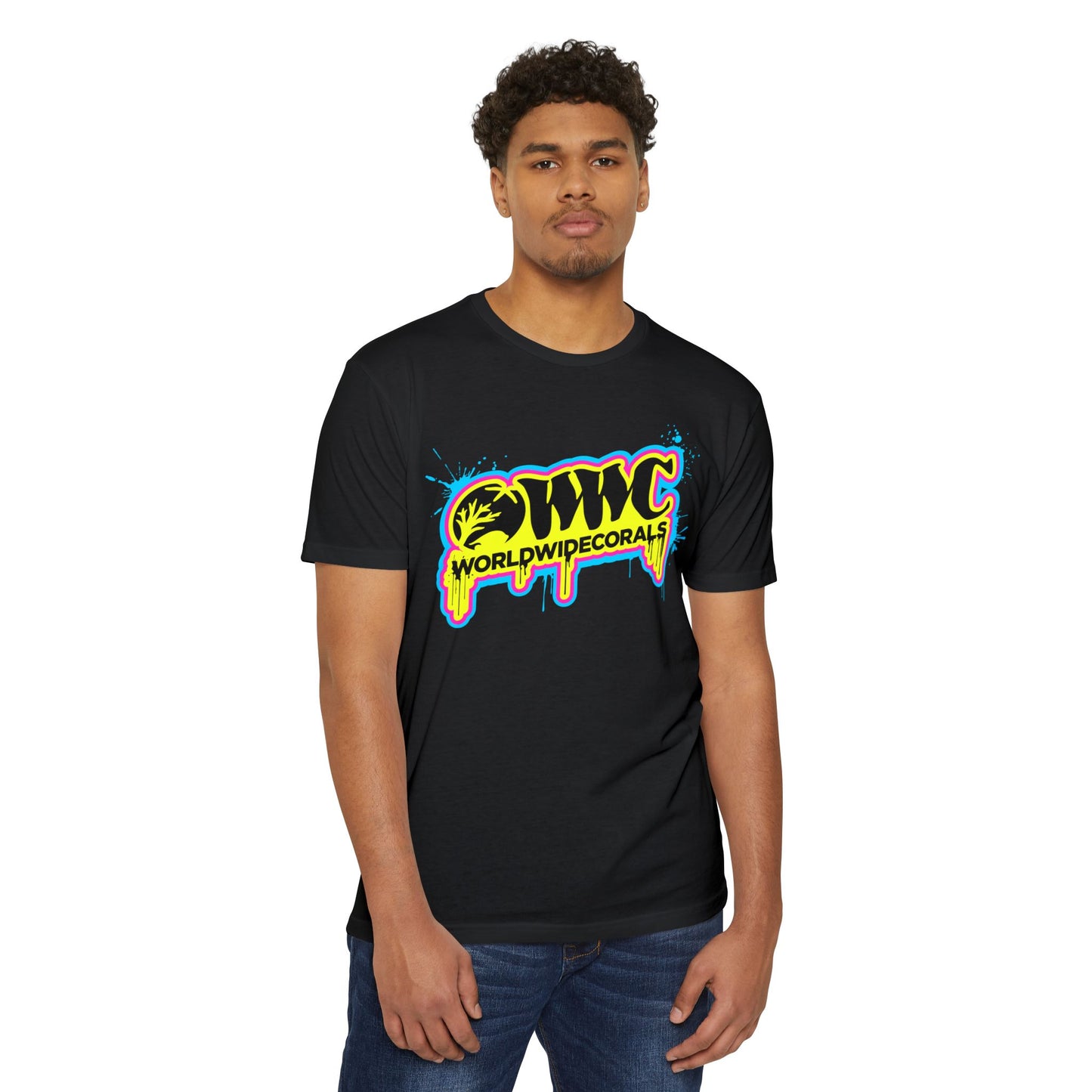 WWC Paint Drip Yellow T-Shirt
