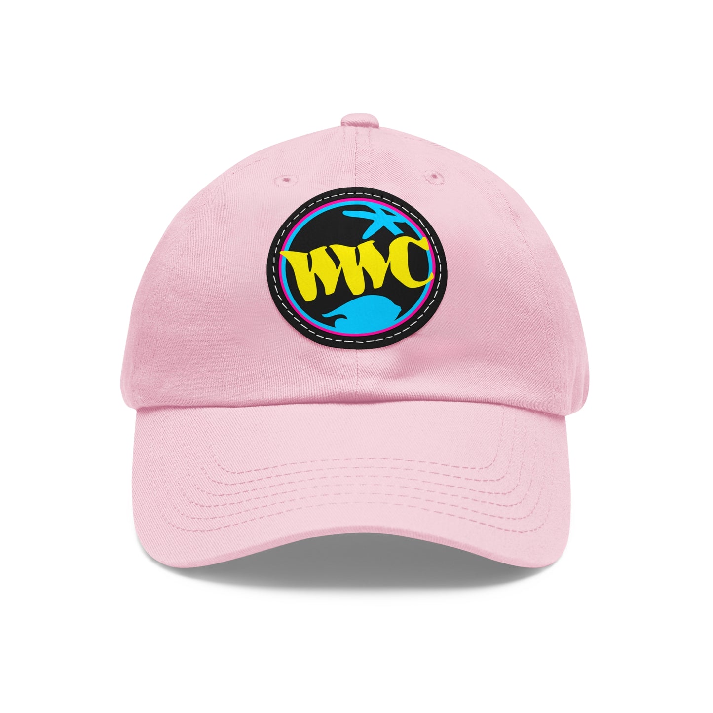 Pink and Grey WWC Neon Patch Hat