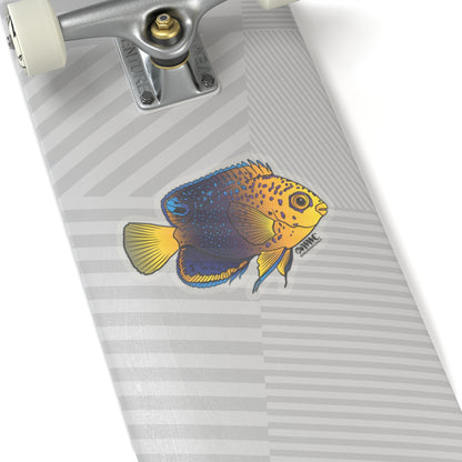 Interruptus Angelfish Sticker