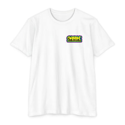 WWC Neon Triple Patch T-Shirt - White