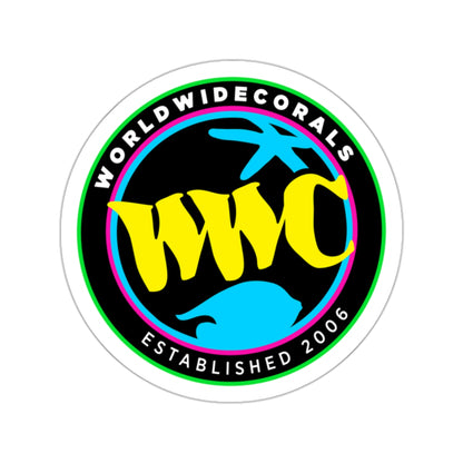 WWC Neon Logo Sticker