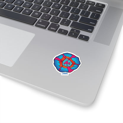 WWC Blue and Red Scolymia Sticker