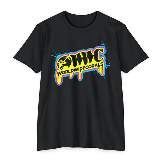 WWC Paint Drip Yellow T-Shirt