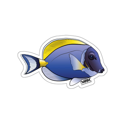 Powder Blue Tang Sticker