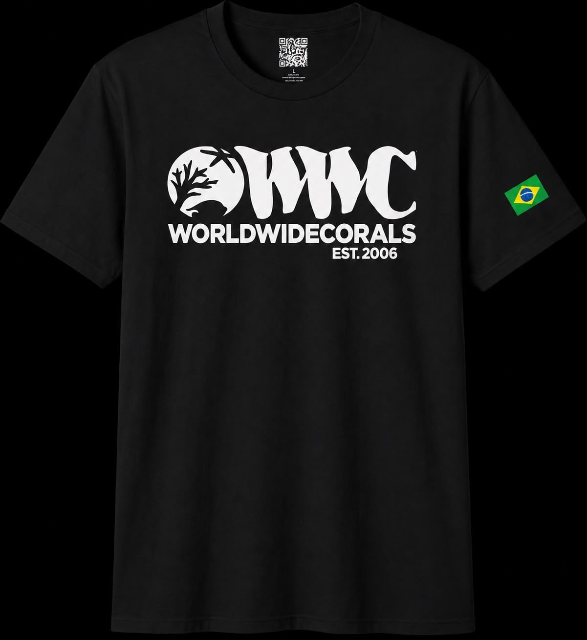 Black and white local t-shirt- Brazil edition